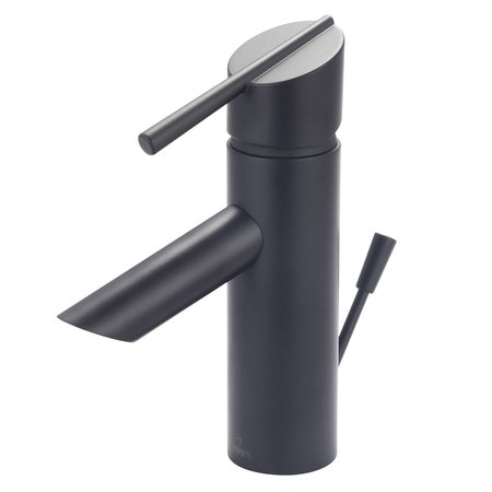 OLYMPIA Single Handle Bathroom Faucet in Matte Black L-6022-MB